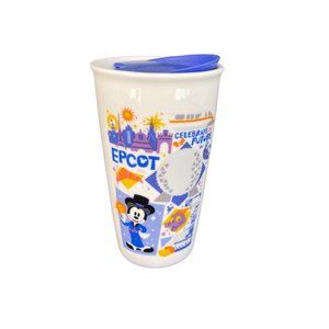 Disney Parks Starbucks Park Icons Epcot Spaceship Earth Monorail Travel Tumbler